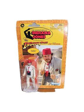 Indiana Jones Sallah Action Figure Kenner Adventures Last Crusade 4 Inches New